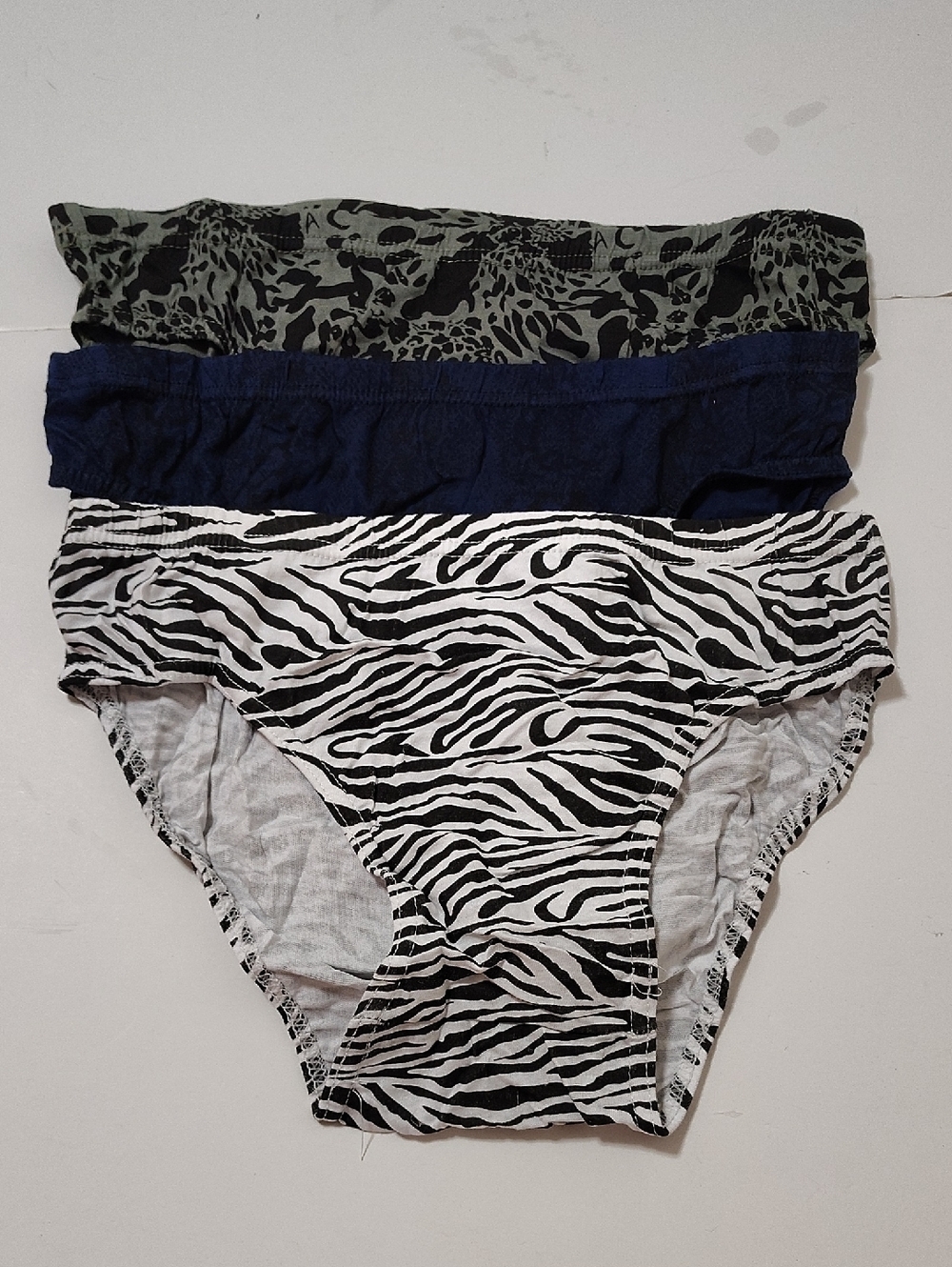 Vtg Men's Low Rise Print Briefs - 3 Pack -  Sz XL